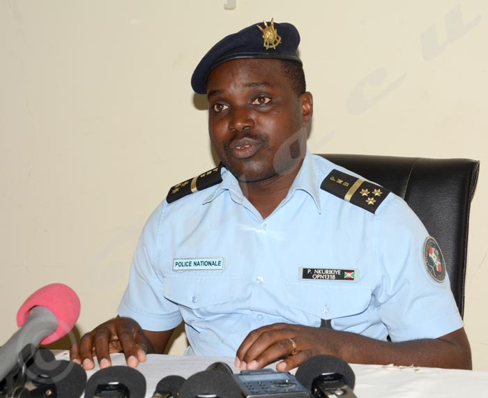 Pierre Nkurikiye: “ Cases of robbery and criminality have increased compared to the previous month”