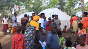 Burundian refugees in Mahama camp 