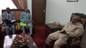 Burundi Ombudsman Edouard Nduwimana met Facilitator Mkapa on 5 September