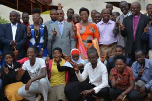 Young leaders of political parties who participated in the Workshop