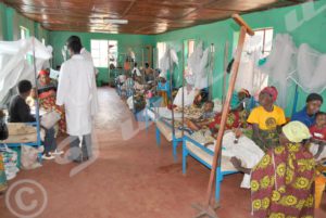 Malaria patients at Gitega Hospital 