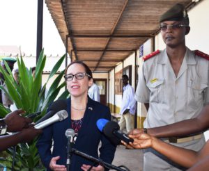 Ambassador Ann Casper: “The United States of America is committed to helping fight against HIV/AIDS in Burundi”