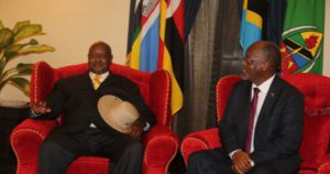 Ugandan President Yoweri Museveni and Tanzanian President Pombe Magufuli condemned the ICC decision without consulting them. 