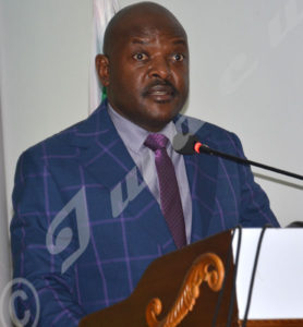 Pierre Nkurunziza: "May people know that this is a red line that should not be crossed."