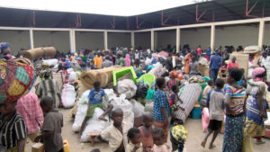 Congolese Refugees at Rumonge Crown Court.