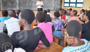 Students in class at Ngagara IV Fundamental School 