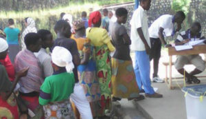 Voters at Nyamutenderi fundamental school