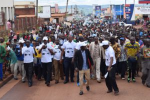 Supporters of “Amizero y’Abarundi” independent coalition started the referendum campaign with a march 