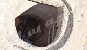 an uncovered hole on the 2nd avenue at Bwiza zone.
