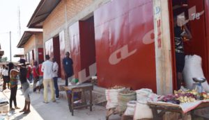 Traders occupying Musaga newly rehabilitated market