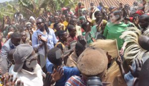 Batwa from Ndava village in festive mood