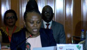 Busisiwe Mkhwebane: “The social security would urge the European Union to normalize its relation with Burundi”.
