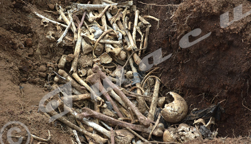 Mass grave discovered in Rusaka commune, Mwaro province, in central Burundi 