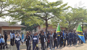 Only the Tanzanian delegation was present during the opening ceremonies of the tournament of the EAC games.