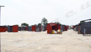 Despite its opening, several stands and shops of Ngagara Markets are still under constructions 