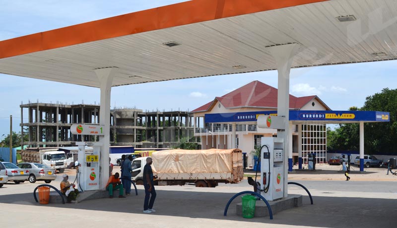 One of the gas stations in the north of Bujumbura 