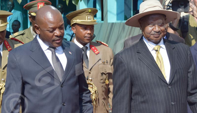 Pierre Nkurunziza et Museveni