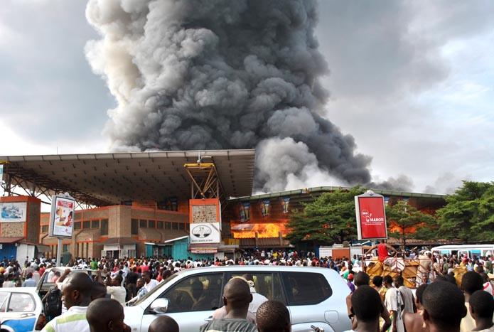 Les anciens locataires du marché central de Bujumbura toujours sous le choc