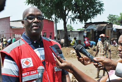 Anselme Katiyunguruza, secrétaire général de la Croix-Rouge du Burundi, lance un appel à tout bienfaiteur pour venir en aide aux sinistrés ©Iwacu
