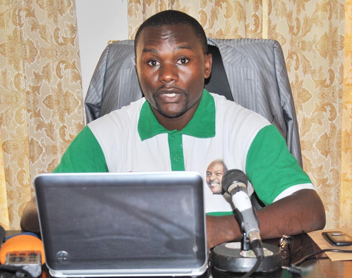 Denis Karera : « Notre ligue n’a jamais appelé les jeunes de d’organiser une telle activité » ©Iwacu