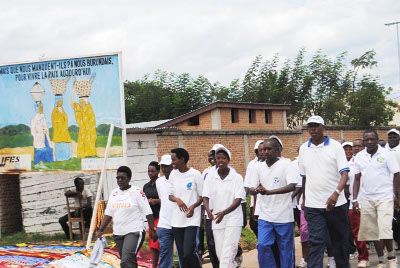 Lors des sports de masse au sud du Burundi ©Iwacu 