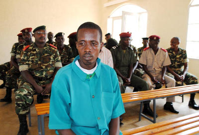 Désiré Ndikumagenge devant le tribunal militaire ©Iwacu