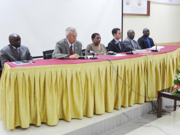 Lors de l'ouverture de l'atelier de dissémination des résultats du programme Tubaramure ©Iwacu