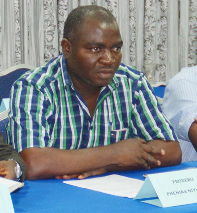 Phenias Nigaba, président du Sahwanya Frodebu à Cibitoke ©Iwacu