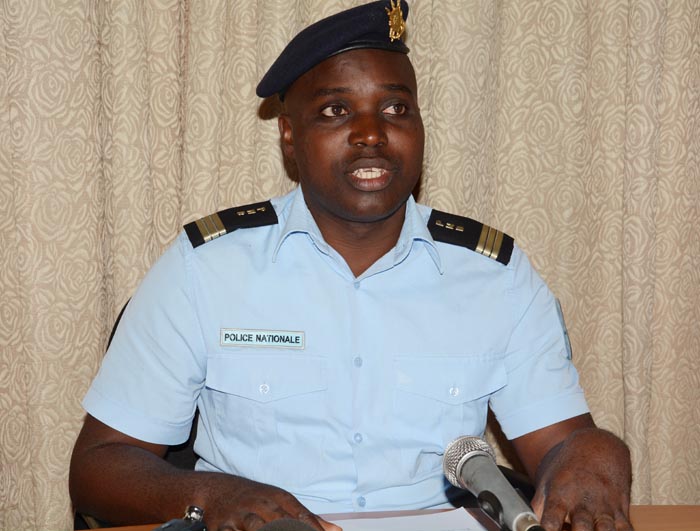 Pierre Nkurikiye, porte-parole de la police