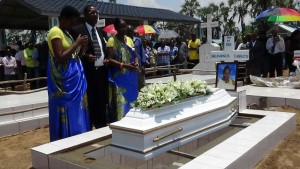 La tombe de Charlotte Umurwaneza