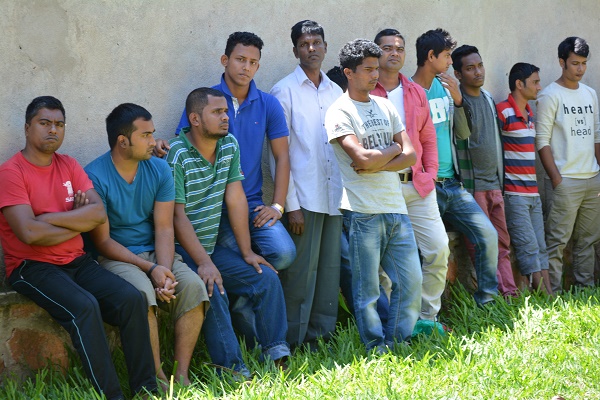 Les Bangladais arrêtés à Kajaga