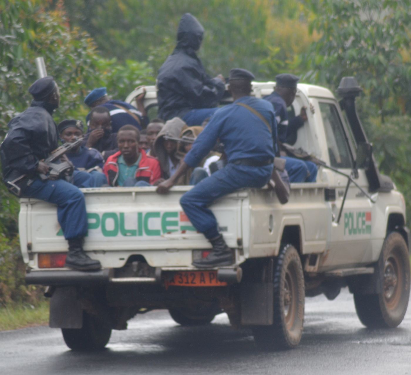 Une arrestation musclée