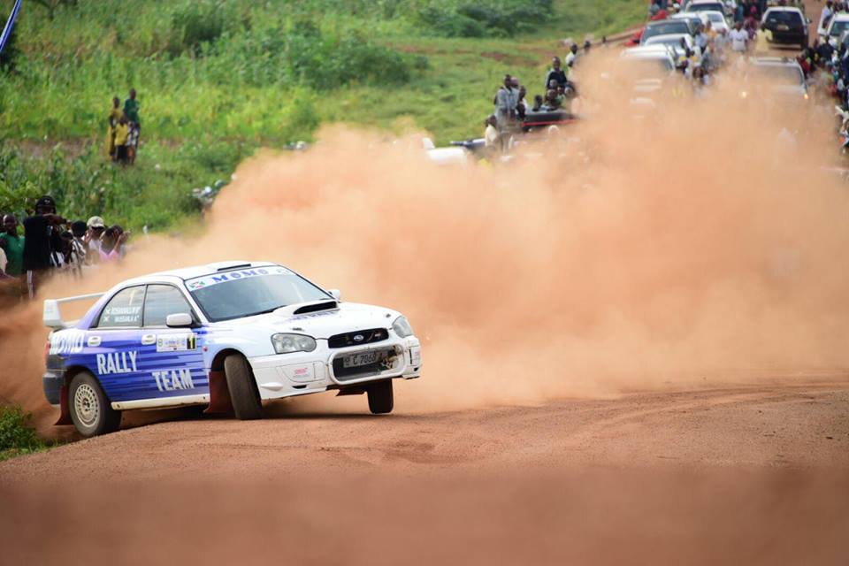 La ’’Subaru Impreza N10’’ de Momo à Butare l’année dernière