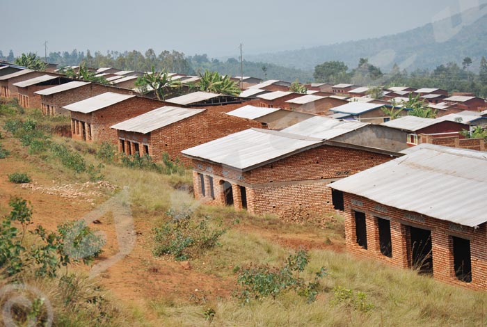Vue partielle du village de paix de la zone Kabanga à Giheta.