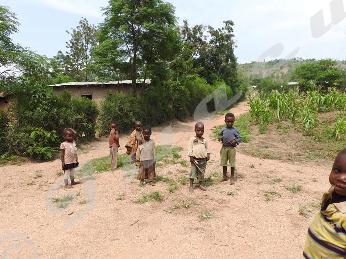 Ces enfants du village Muyange I affirment n’avoir rien mangé depuis plus de 24h