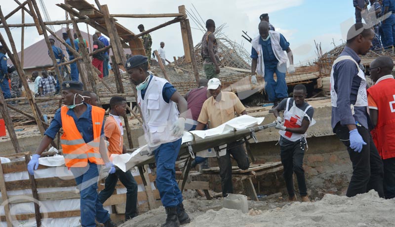 Buterere : plus de 100 personnes sous les décombres