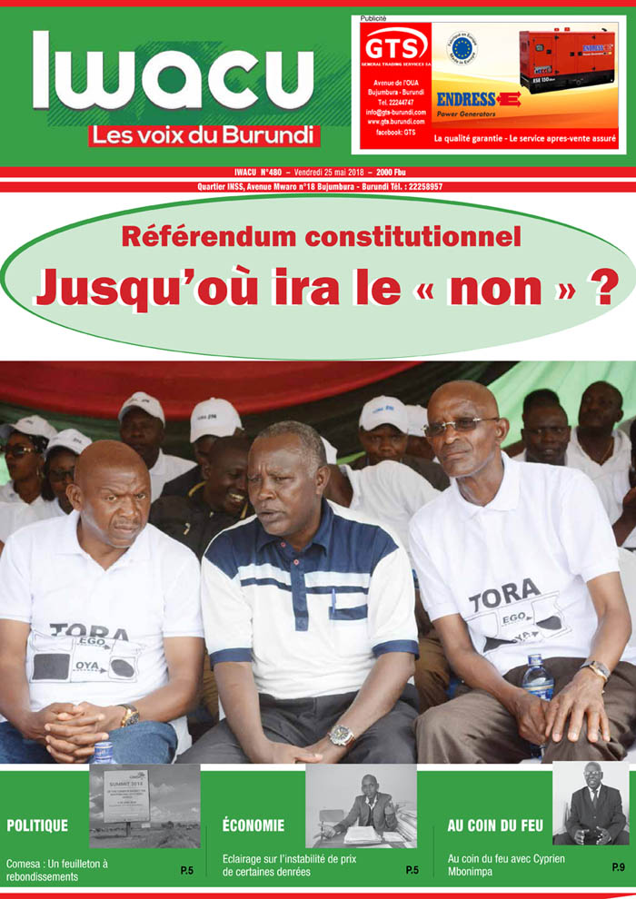 IWACU Hebdomadaire n°480