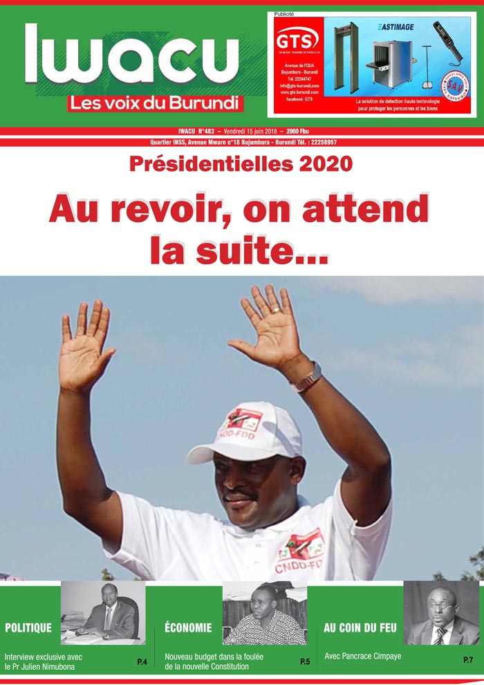 IWACU Hebdomadaire n°483