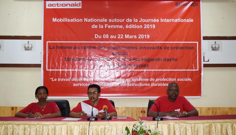 ActionAid engagée pour la valorisation du travail des femmes