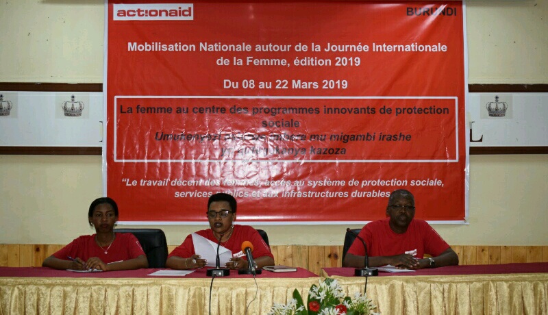 Action Aid lance une campagne pour la valorisation du travail des femmes