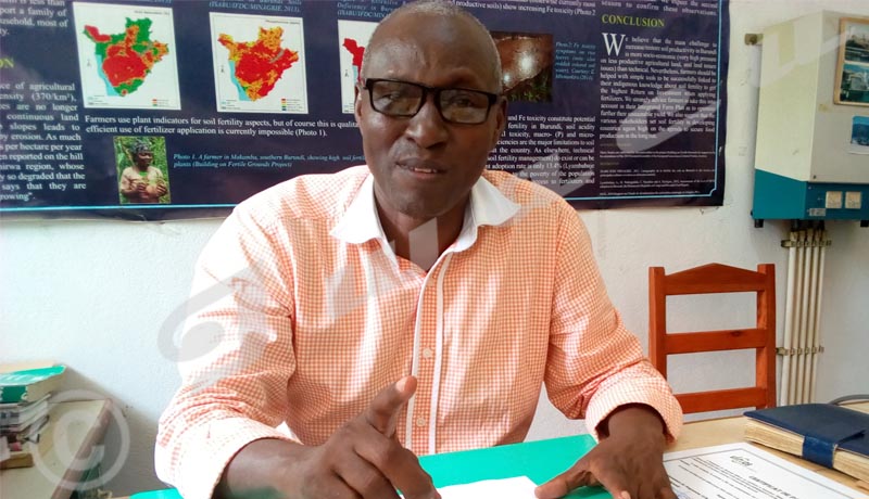 Interview exclusive :« Le sol du Burundi est essentiellement acide »