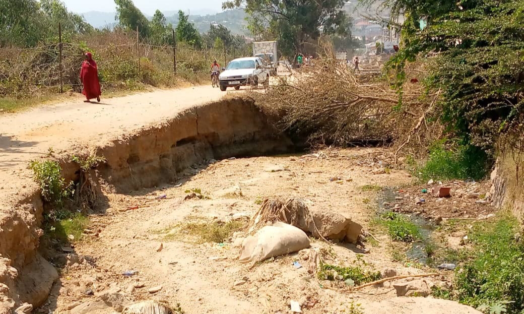 Musaga : l’avenue Gasekebuye menacée de coupure par effondrement