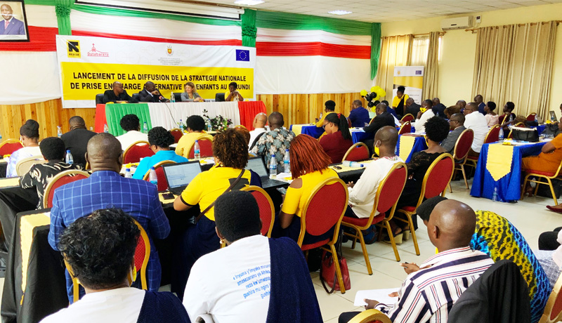 Lancement de la diffusion de la Stratégie nationale de prise en charge alternative des enfants au Burundi