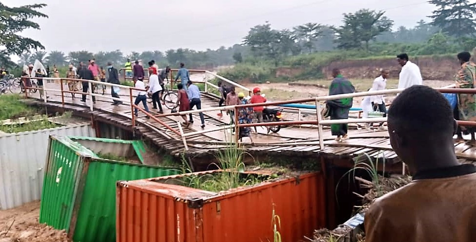 Le pont Murago reliant Bujumbura et Bubanza réhabilité, s’est affaissé