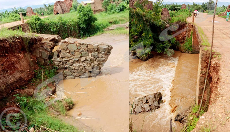Région Ouest/ Cibitoke : le pont reliant les communes Rugombo et Murwi est cassé