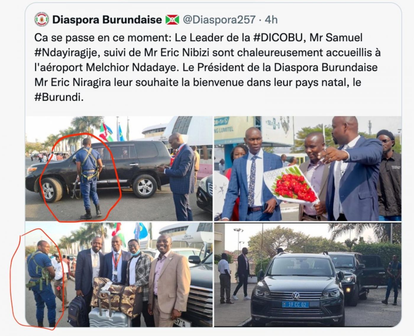 BILLET – « Le Président de la diaspora burundaise »