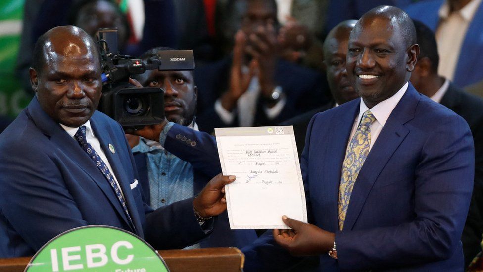 Elections/Kenya : risques d’échauffourées après la proclamation de William Ruto comme président