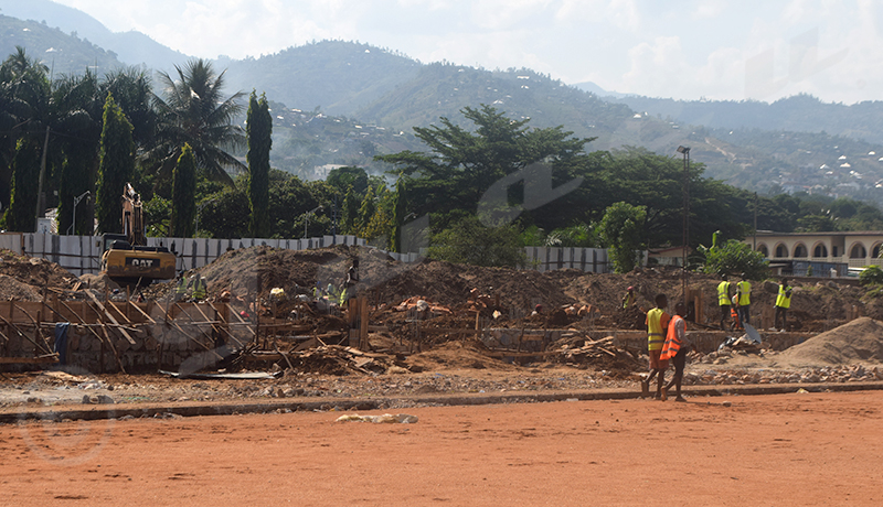 La construction du Stade Intwari arrive à 18 % d’exécution