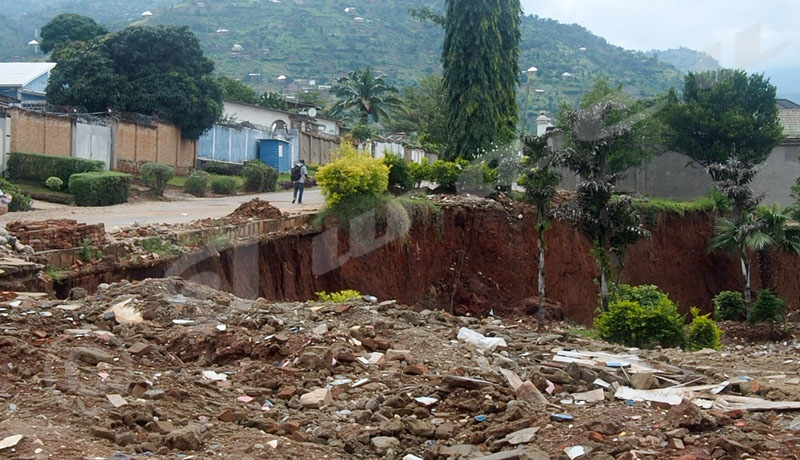 Gihosha : Situation alarmante, un glissement de terrain fait des ravages depuis décembre 2022