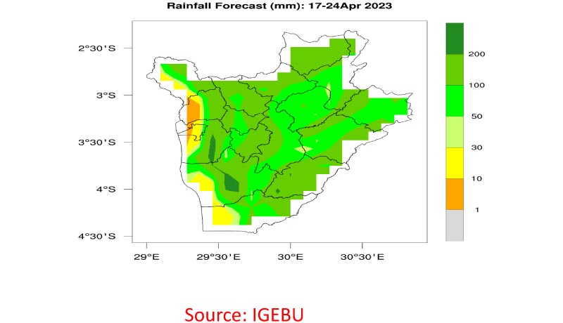 Des fortes pluies attendues sur la majeure partie du pays